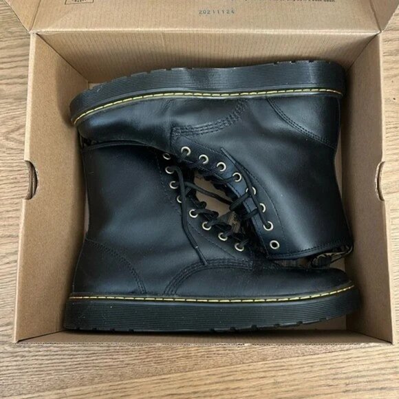 Dr. Martens Zavala Black Lace Up Boots - Picture 1 of 8